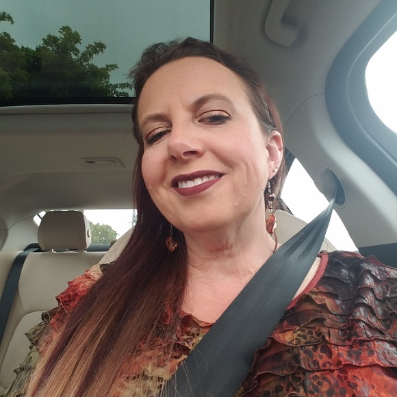 Elementz Ruffle Round Neck Top In Trending Fall Colors Sz Medium - Picture 2 of 9